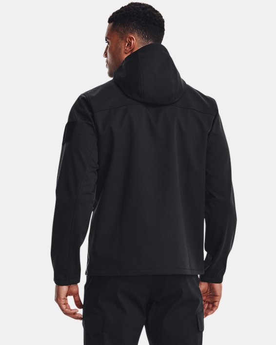 Men's UA Tactical Softshell Jacket, Black, pdpMainDesktop image number 1